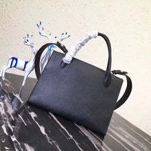 Load image into Gallery viewer, Prada Large Monochrome Bag In Black Saffiano Leather
