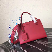 Load image into Gallery viewer, Prada Large Monochrome Bag In Red Saffiano Leather
