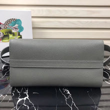 Load image into Gallery viewer, Prada Monochrome Bag In Grey Saffiano Leather
