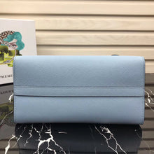 Load image into Gallery viewer, Prada Monochrome Bag In Pale Blue Saffiano Leather
