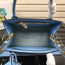 Load image into Gallery viewer, Prada Monochrome Bag In Pale Blue Saffiano Leather
