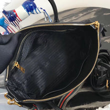 Load image into Gallery viewer, Prada Black Calf Leather Top Handle Bag

