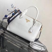 Load image into Gallery viewer, Prada White Calf Leather Top Handle Bag
