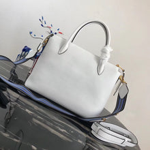 Load image into Gallery viewer, Prada White Calf Leather Top Handle Bag
