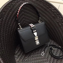 Load image into Gallery viewer, Prada Elektra Shoulder Bag In Black Leather
