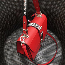 Load image into Gallery viewer, Prada Elektra Shoulder Bag In Red Leather
