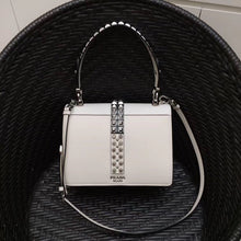 Load image into Gallery viewer, Prada Elektra Shoulder Bag In White Leather
