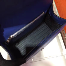 Load image into Gallery viewer, Prada Monochrome Top Handle Bag In Blue Saffiano Leather
