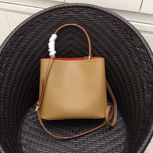 Load image into Gallery viewer, Prada Brown Saffiano Leather Double Bag
