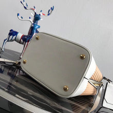 Load image into Gallery viewer, Prada Panier Medium Straw White Bag
