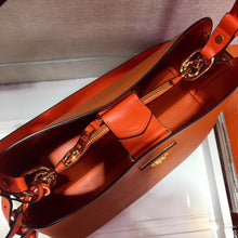 Load image into Gallery viewer, Prada Matinee Tote Bag In Orange Saffiano Leather
