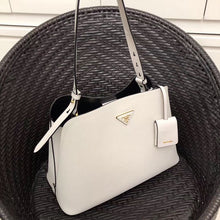 Load image into Gallery viewer, Prada Matinee Tote Bag In White Saffiano Leather
