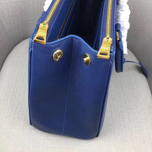 Load image into Gallery viewer, Prada Medium Galleria Bag In Blue Saffiano Leather

