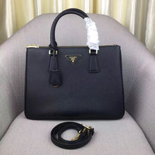 Load image into Gallery viewer, Prada Medium Galleria Bag In Black Saffiano Leather
