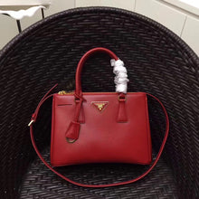 Load image into Gallery viewer, Prada Small Galleria Bag In Red Saffiano Leather
