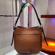 Load image into Gallery viewer, Prada Margit Shoulder Bag In Brown Calfskin
