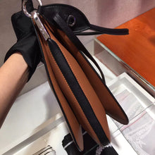 Load image into Gallery viewer, Prada Margit Shoulder Bag In Brown Calfskin
