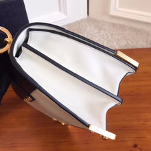 Load image into Gallery viewer, Prada Cahier Shoulder Bag In White/Black Leather
