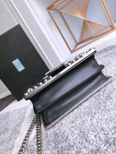 Load image into Gallery viewer, Prada Cahier Studded Leather Shoulder Bag
