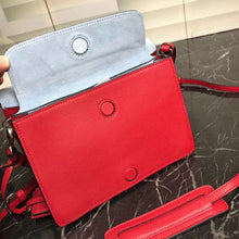 Load image into Gallery viewer, Prada Etiquette Bag In Red Calfskin With Metal Stud Trim
