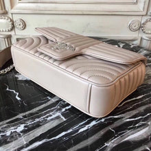 Load image into Gallery viewer, Prada Diagramme Flap Bag In Grey Calfskin
