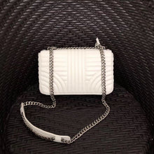 Load image into Gallery viewer, Prada Medium Diagramme Flap Bag In Ivory Calfskin
