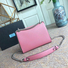Load image into Gallery viewer, Prada Monochrome Flap Bag In Petal Pink Saffiano Leather

