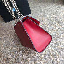 Load image into Gallery viewer, Prada Monochrome Flap Bag In Red Saffiano Leather
