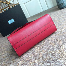 Load image into Gallery viewer, Prada Monochrome Flap Bag In Red Saffiano Leather
