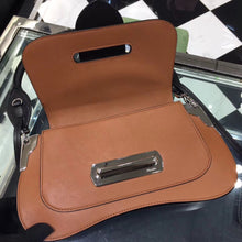 Load image into Gallery viewer, Prada Sidonie Shoulder Bag In Brown/Black Leather
