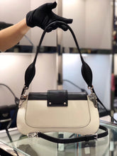 Load image into Gallery viewer, Prada Sidonie Shoulder Bag In Black/White Leather
