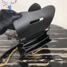 Load image into Gallery viewer, Prada Sidonie Shoulder Bag In Black Calfskin
