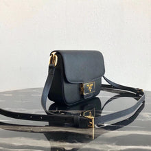 Load image into Gallery viewer, Prada Embleme Bag In Black Saffiano Leather
