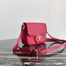 Load image into Gallery viewer, Prada Embleme Bag In Red Saffiano Leather
