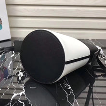 Load image into Gallery viewer, Prada Black/White Ouverture Leather Bucket Bag
