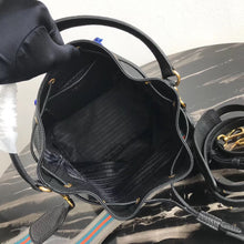 Load image into Gallery viewer, Prada Bucket Bag In Black Grained Calfskin
