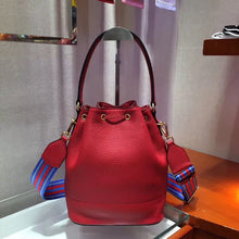 Load image into Gallery viewer, Prada Bucket Bag In Red Grained Calfskin
