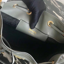Load image into Gallery viewer, Prada Bucket Bag In Grey Saffiano Leather

