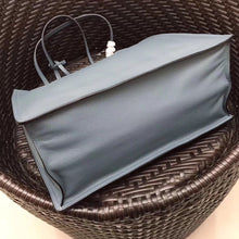 Load image into Gallery viewer, Prada Etiquette Tote Bag In Blue Calf Leather
