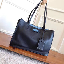Load image into Gallery viewer, Prada Etiquette Tote Bag In Black Calf Leather
