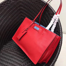 Load image into Gallery viewer, Prada Etiquette Tote Bag In Red Calf Leather
