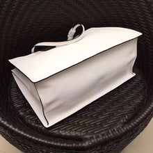 Load image into Gallery viewer, Prada Etiquette Tote Bag In White Calf Leather
