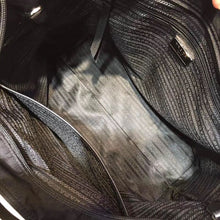 Load image into Gallery viewer, Prada Black Nylon Tote Bag With Studded Handles
