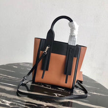 Load image into Gallery viewer, Prada Ouverture Small Tote Bag In Camel Calfskin
