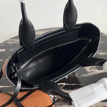 Load image into Gallery viewer, Prada Ouverture Small Tote Bag In Camel Calfskin
