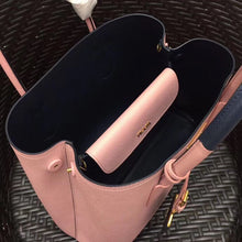 Load image into Gallery viewer, Prada Bicolor Double Medium Pink Saffiano Bag

