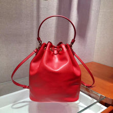 Load image into Gallery viewer, Prada Bucket Bag In Red Calfskin 1BH038
