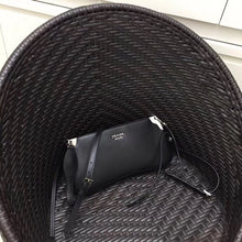 Load image into Gallery viewer, Prada Black Sidonie Leather Shoulder Bag
