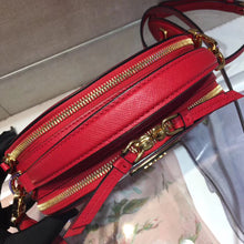 Load image into Gallery viewer, Prada Odette Red Saffiano Leather Bag

