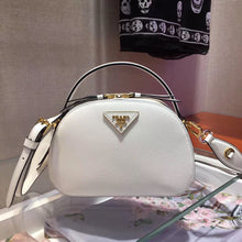 Load image into Gallery viewer, Prada Odette White Saffiano Leather Bag

